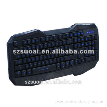 wired gaming keyboard with 3c lights aula 859